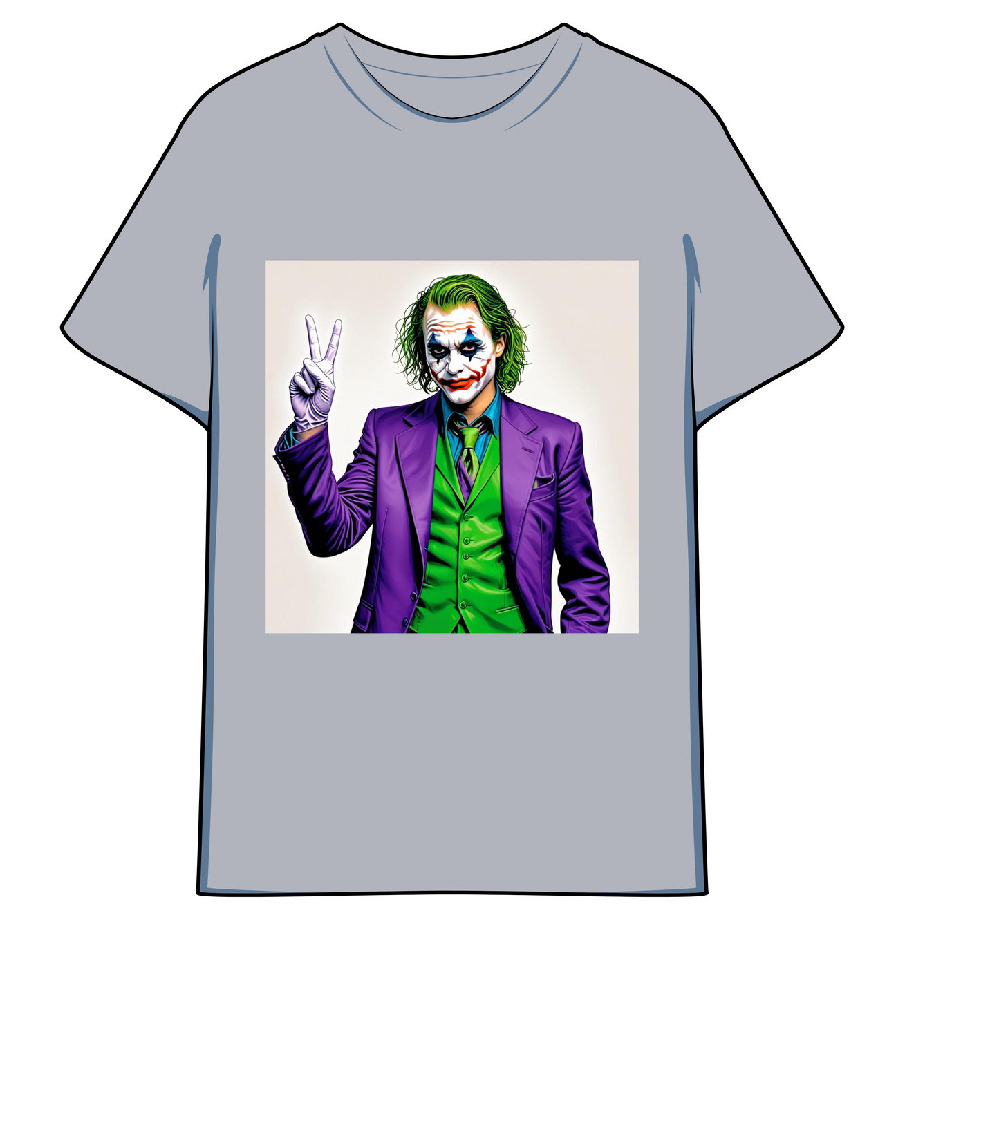 The Joker Holding up a Peace Sign on T Shirt