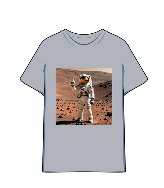 Astronaut on Mars T shirt