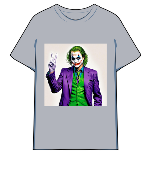 The Joker Holding up a Peace Sign on T Shirt