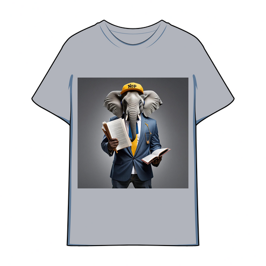 Well Dressed Elephant on T shirt